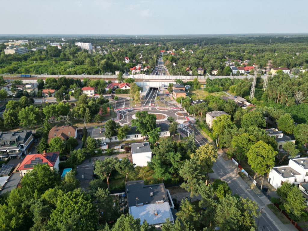 Tunel na Bukowcu w Legionowie. Zdjęcia z drona