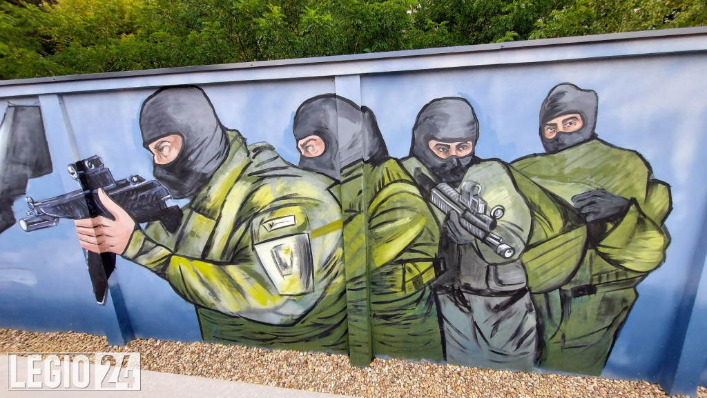 Mural przy CSP oficjalnie zaprezentowany