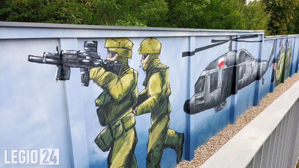 Mural przy CSP oficjalnie zaprezentowany