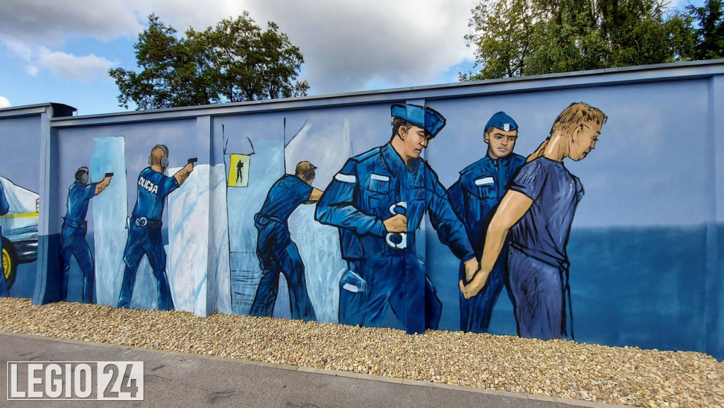 Mural przy CSP oficjalnie zaprezentowany