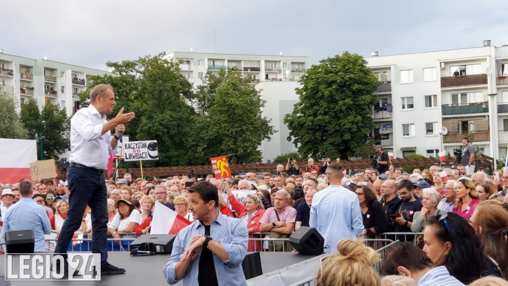 Donald Tusk w Legionowie