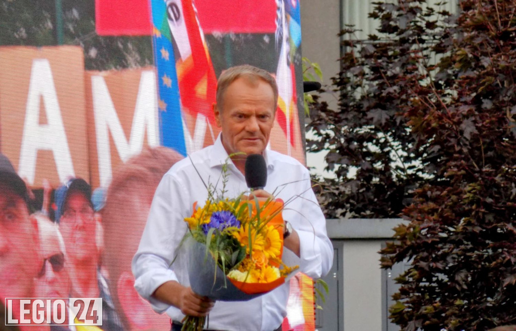 Donald Tusk w Legionowie