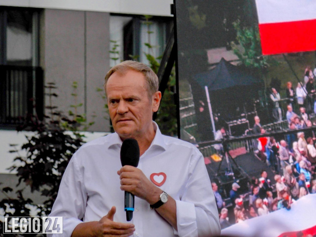 Donald Tusk w Legionowie