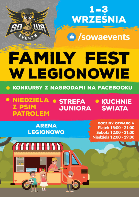 Family Fest we wrześniu w Legionowie