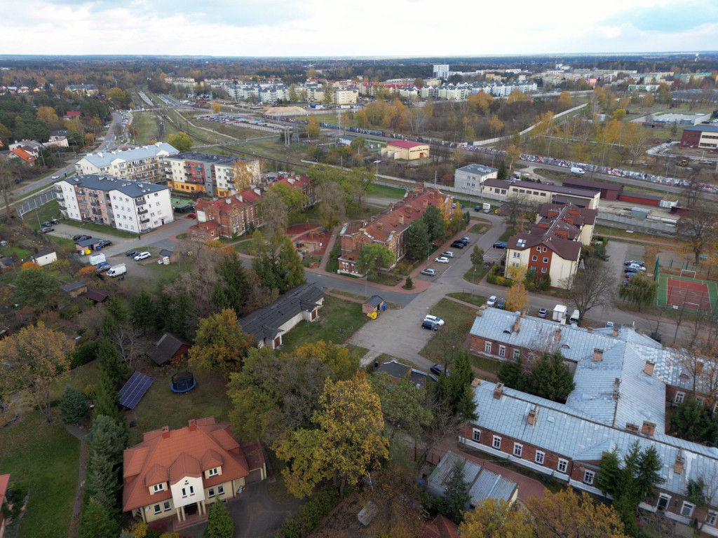 Legionowo z lotu ptaka - listopad 2023