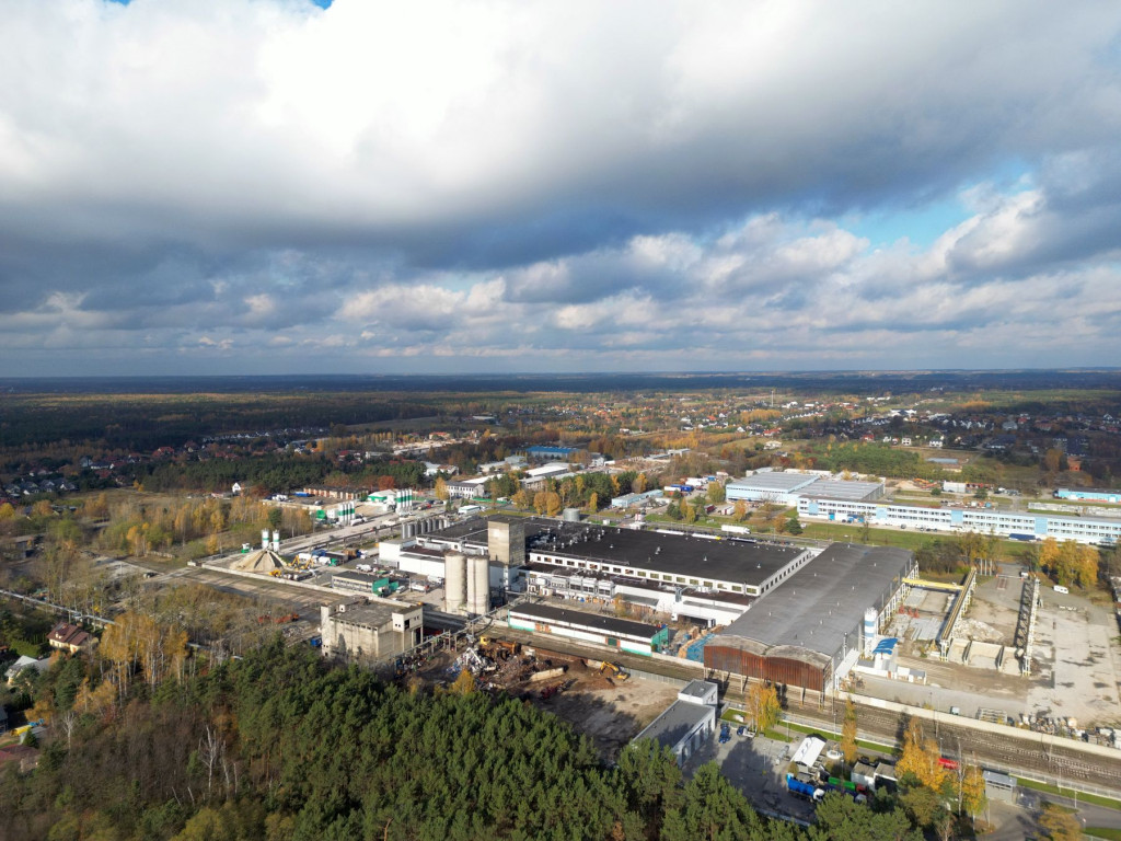 Legionowo z lotu ptaka - listopad 2023