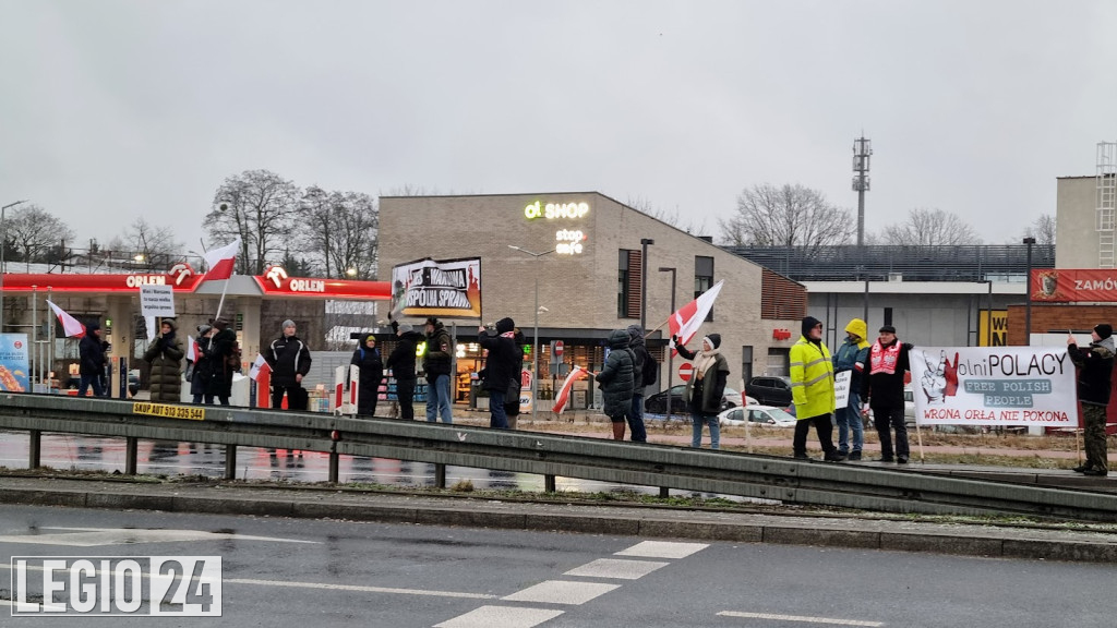 Rolniczy protest w Legionowie i Jabłonnie