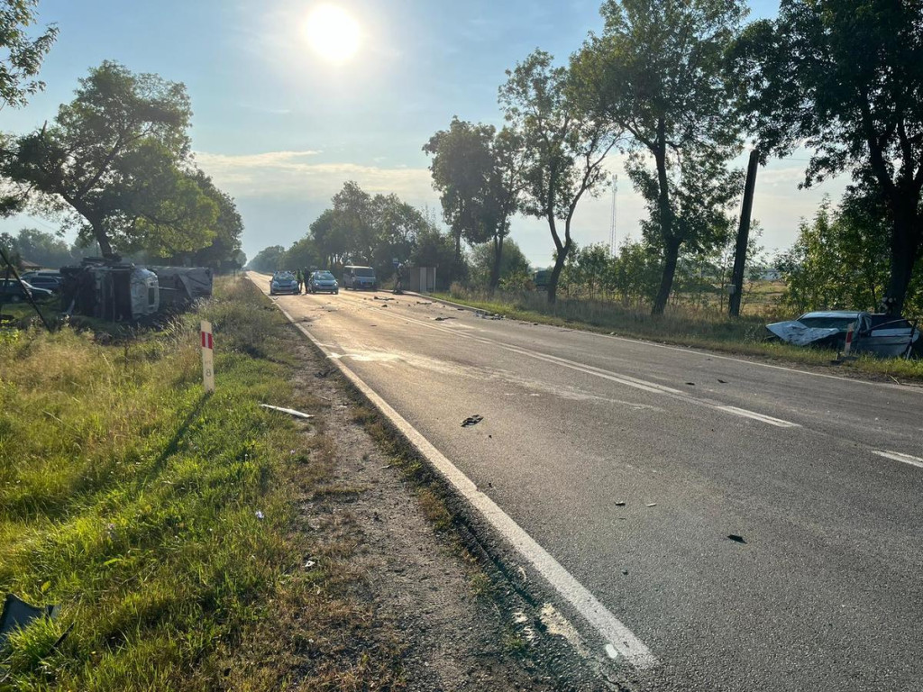 Groźny wypadek w Ludwinowie Zegrzyńskim