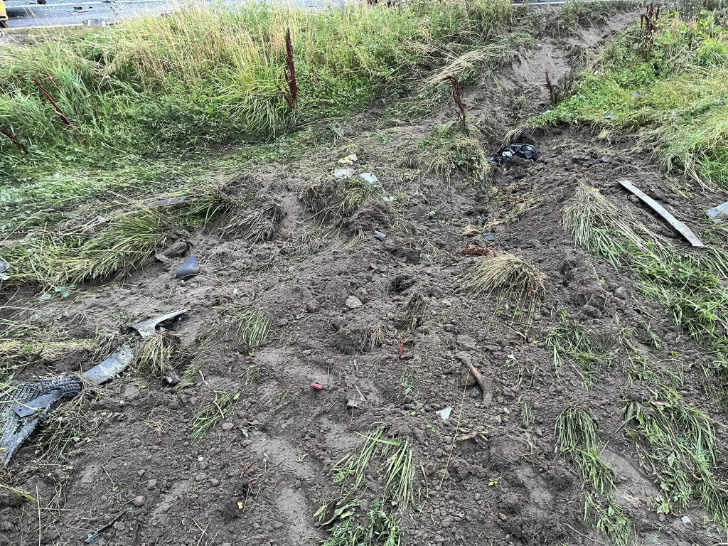 Groźny wypadek w Ludwinowie Zegrzyńskim