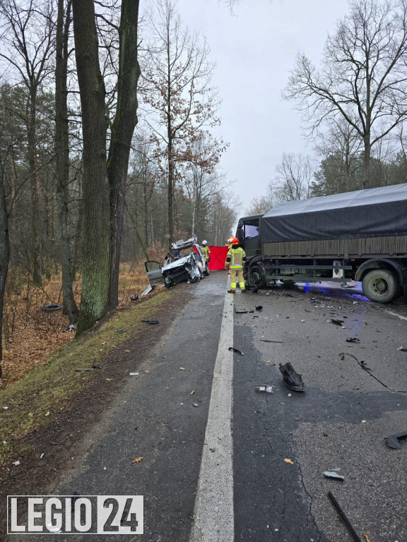 Tragiczny wypadek na DW631 za Wólką Radzymińską