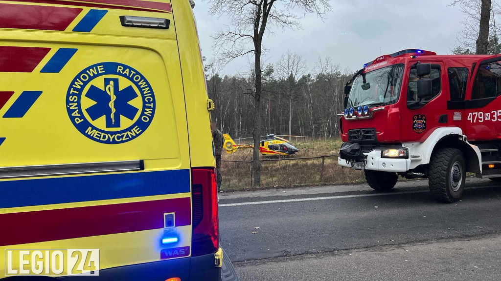 Tragiczny wypadek na DW631 za Wólką Radzymińską