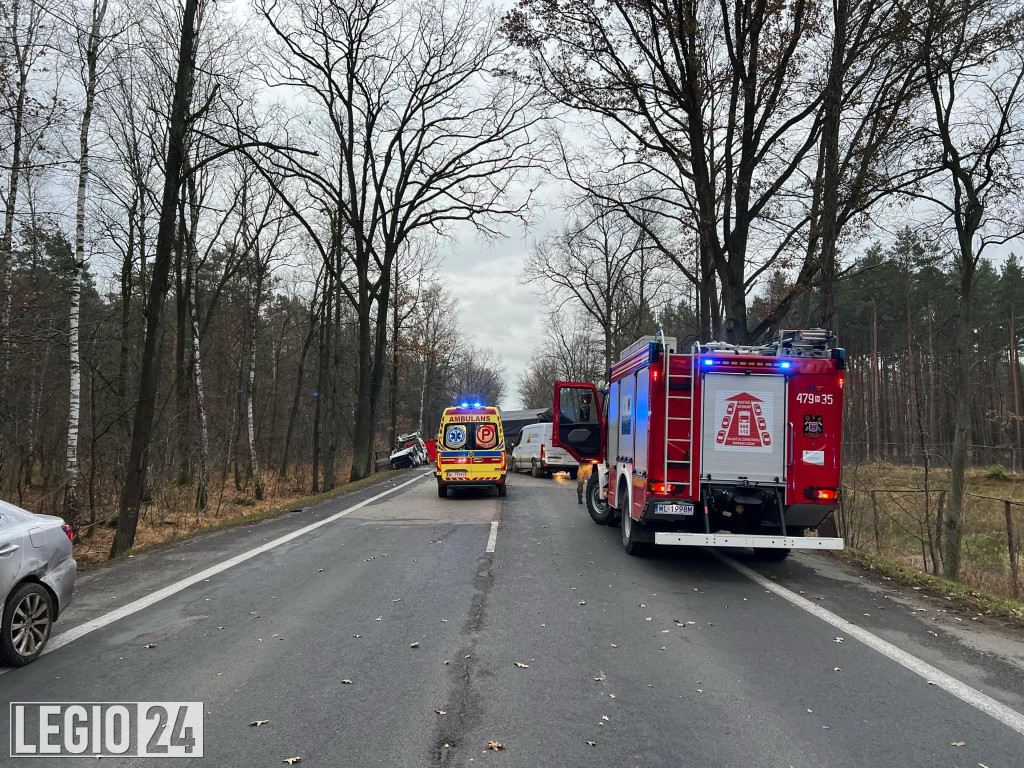 Tragiczny wypadek na DW631 za Wólką Radzymińską