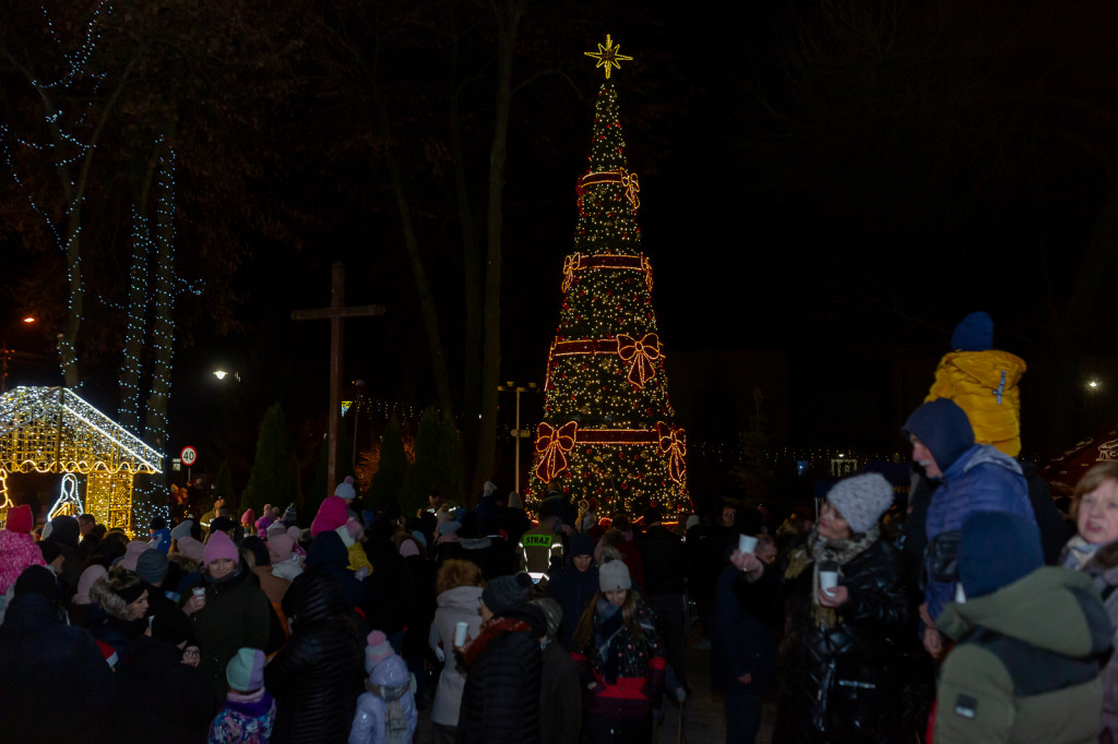 Świąteczna iluminacja w Wieliszewie (2024)