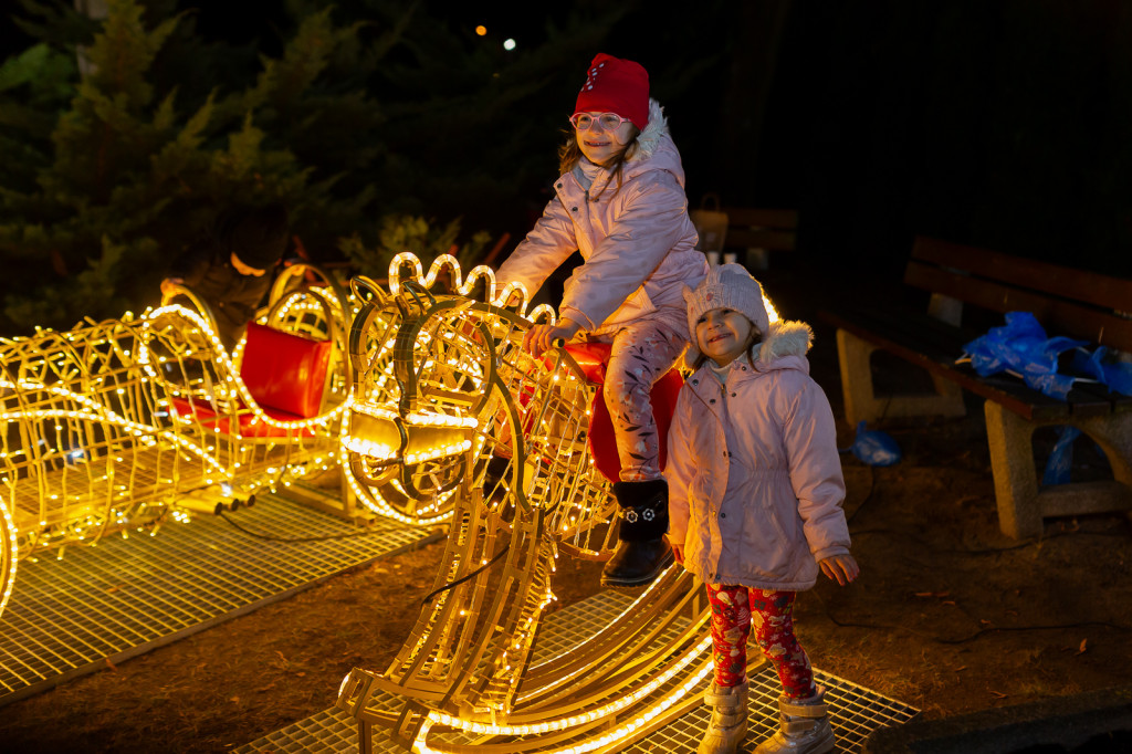 Świąteczna iluminacja w Wieliszewie (2024)