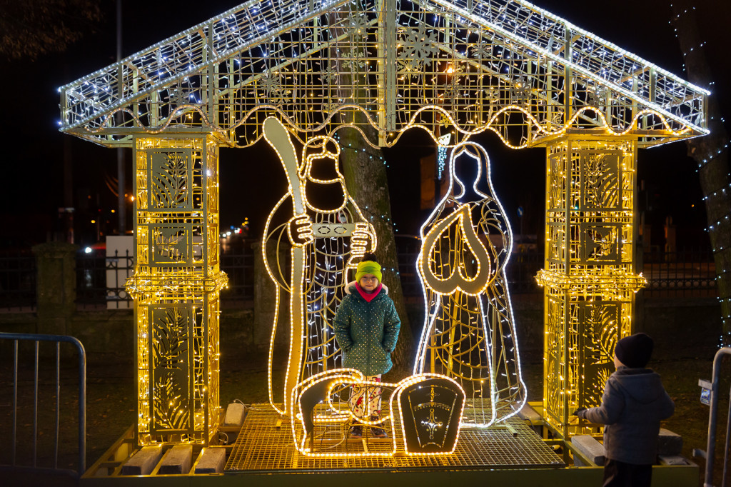 Świąteczna iluminacja w Wieliszewie (2024)