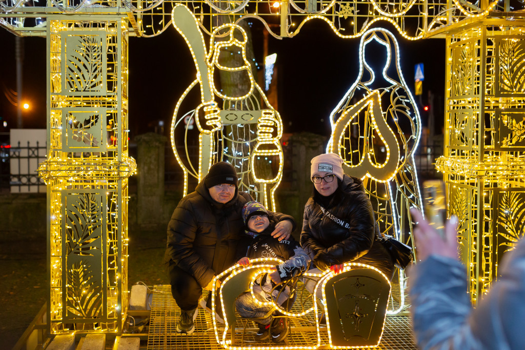 Świąteczna iluminacja w Wieliszewie (2024)