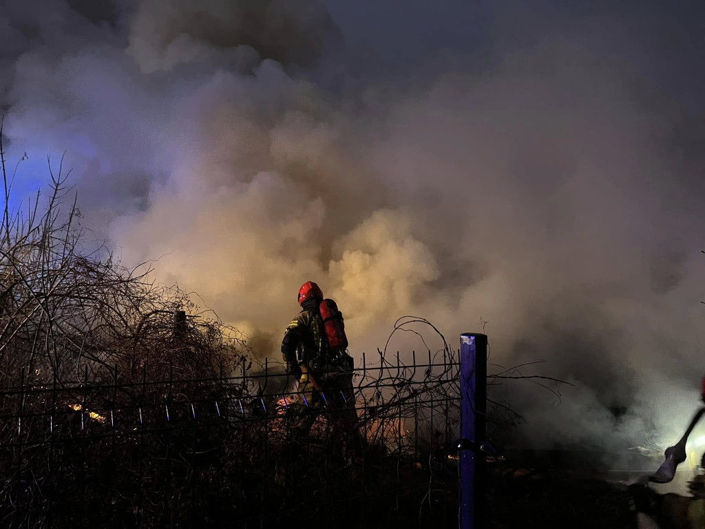 W pożarze domku letniskowego zginęła jedna osoba