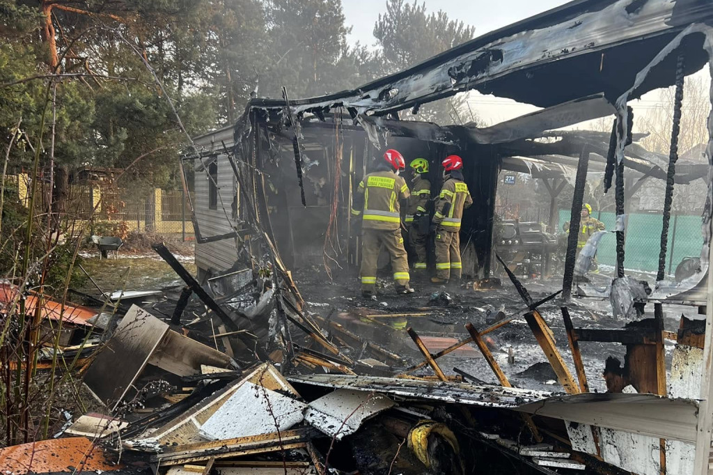 Chotomów: Spłonął domek holenderski