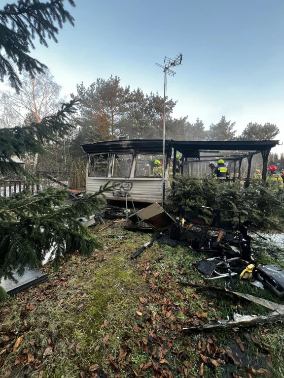 Chotomów: Spłonął domek holenderski