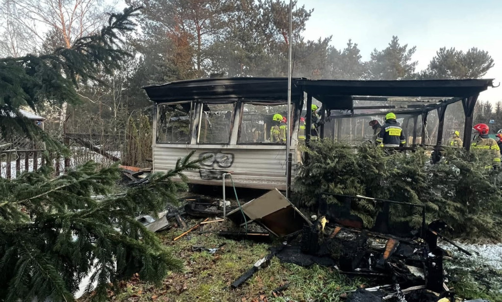 Chotomów: Spłonął domek holenderski