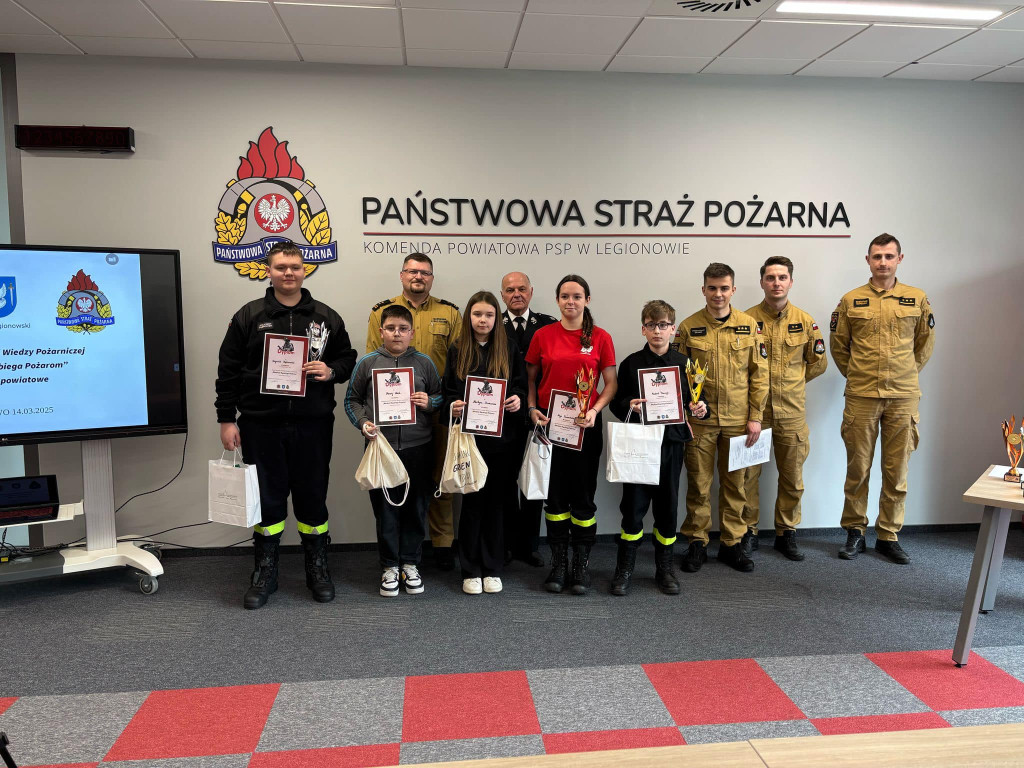  Znamy laureatów Turnieju Wiedzy Pożarniczej