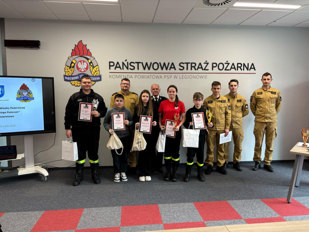  Znamy laureatów Turnieju Wiedzy Pożarniczej