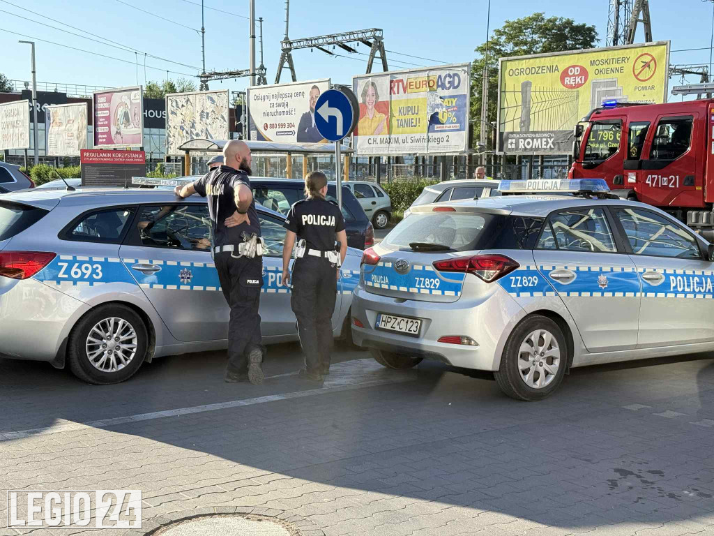Wybuch i pożar na stacji trafo przy CH Maxim