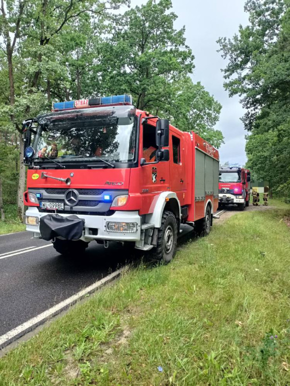 BMW dachowało w Stanisławowie Pierwszym