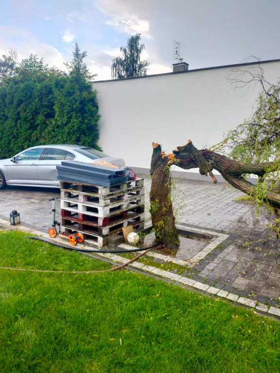 Trzynaście interwencji związanych z burzą