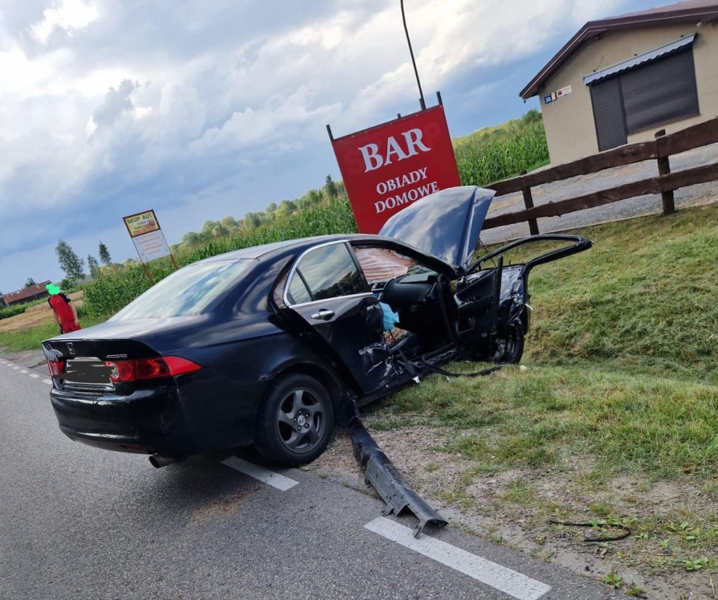 Tragiczny wypadek z udziałem motocyklisty