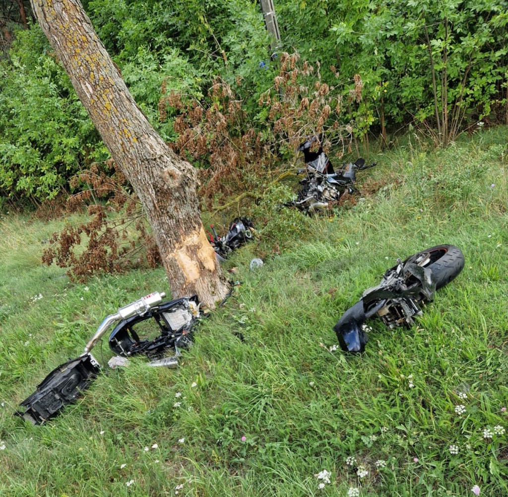 Tragiczny wypadek z udziałem motocyklisty