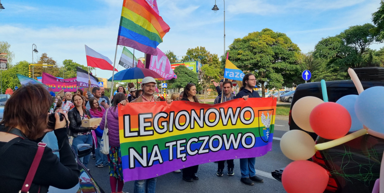 Ulicami Legionowa przeszedł Marsz Równości