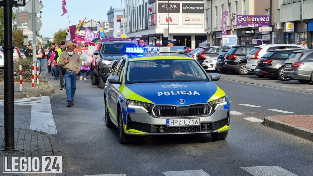 Ulicami Legionowa przeszedł Marsz Równości