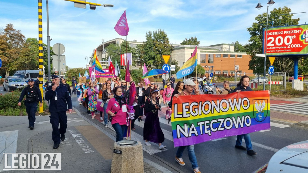 Ulicami Legionowa przeszedł Marsz Równości