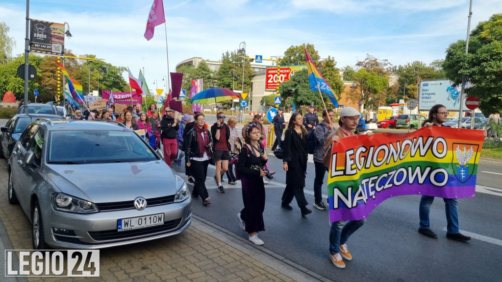 Ulicami Legionowa przeszedł Marsz Równości