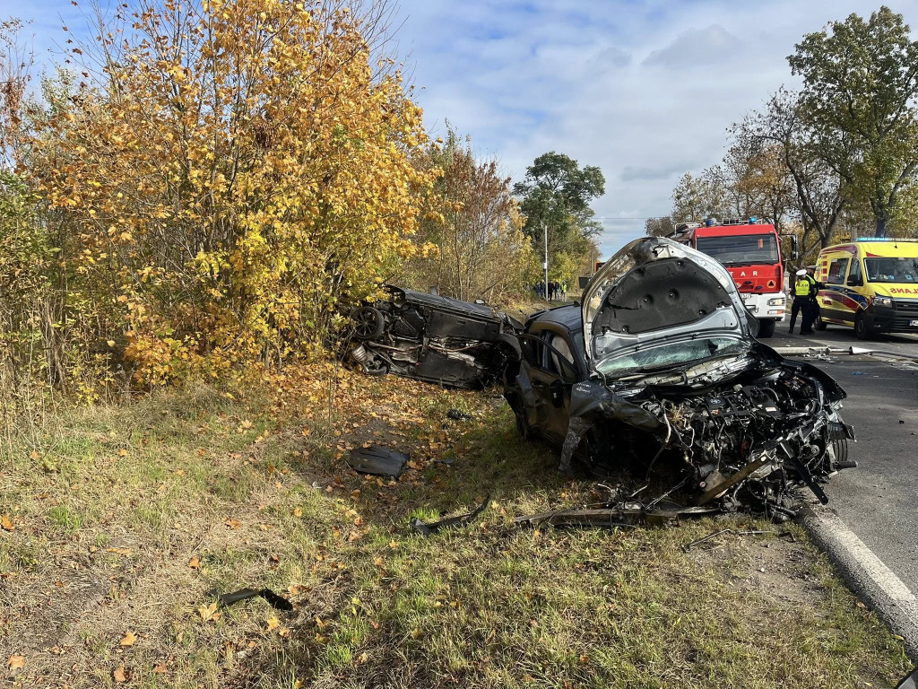 Karolino: Zderzenie toyoty z audi na DK62