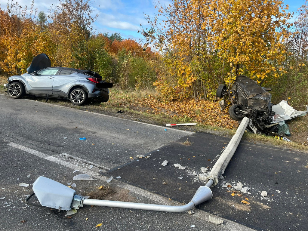 Karolino: Zderzenie toyoty z audi na DK62