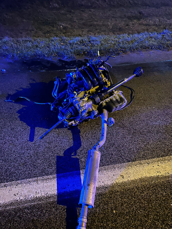 Kolizja dwóch aut na DW631 w Nieporęcie