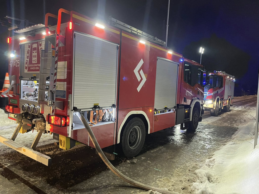 Pożar domu przy ul. Olszankowej w Legionowie