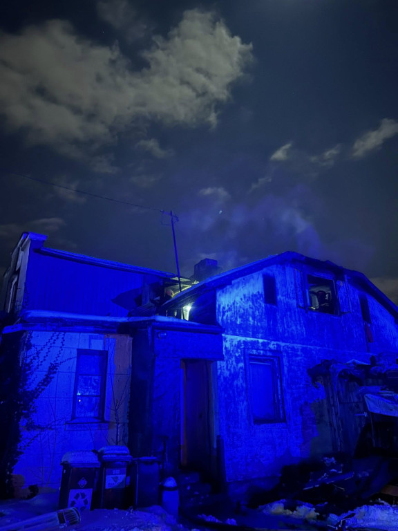 Pożar domu przy ul. Olszankowej w Legionowie