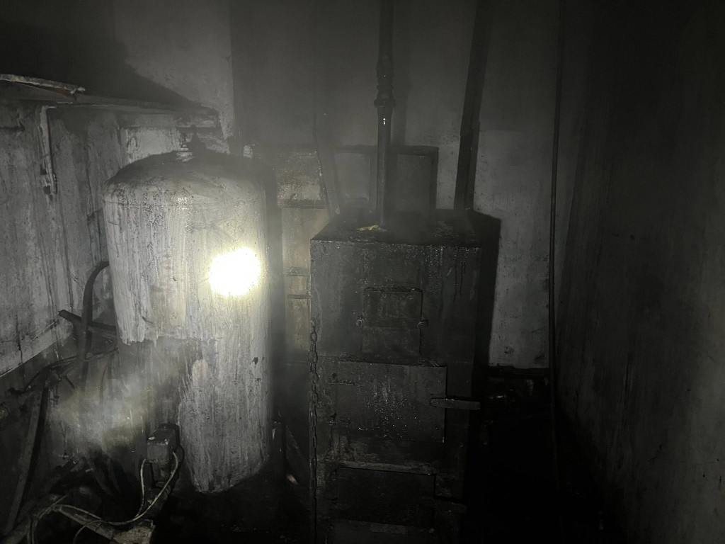 Pożar sadzy przerodził się w pożar dachu