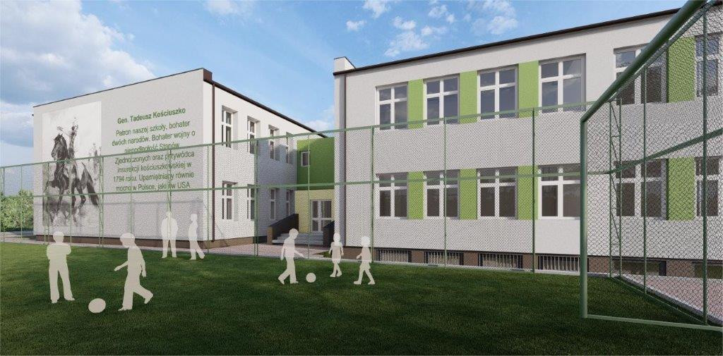 Tak będzie wyglądała rozbudowana SP nr 1 w Wieliszewie