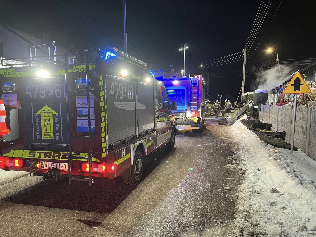 Krubin: Spłonął dom. W akcji 13 zastępów strażaków