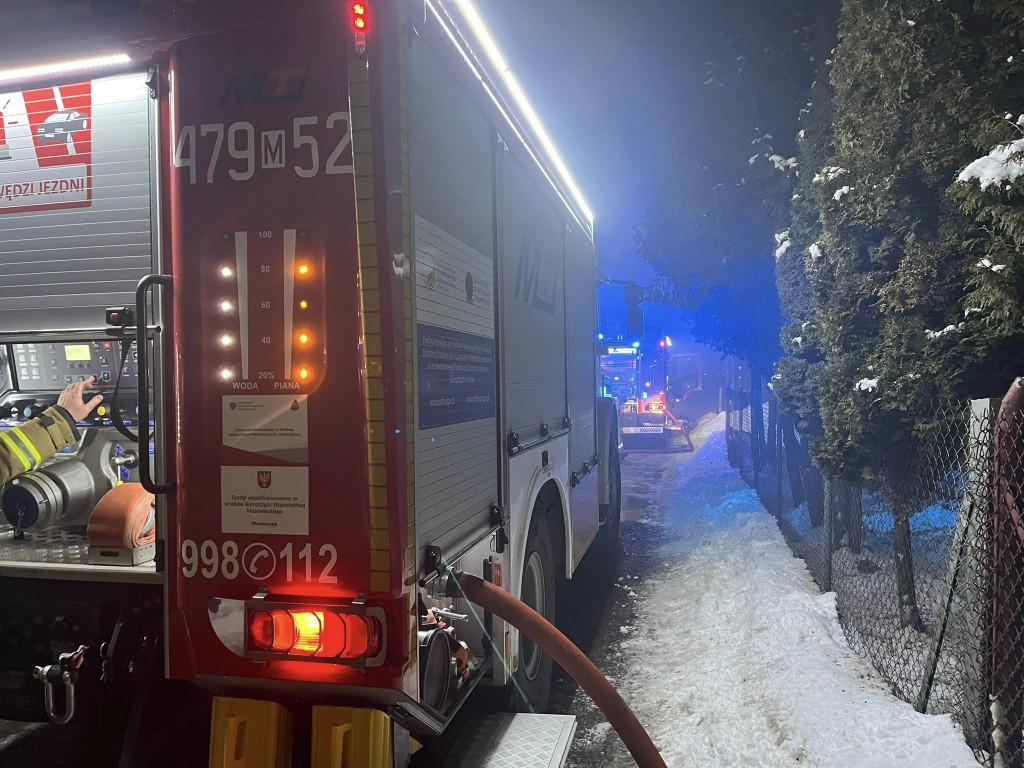 Krubin: Spłonął dom. W akcji 13 zastępów strażaków