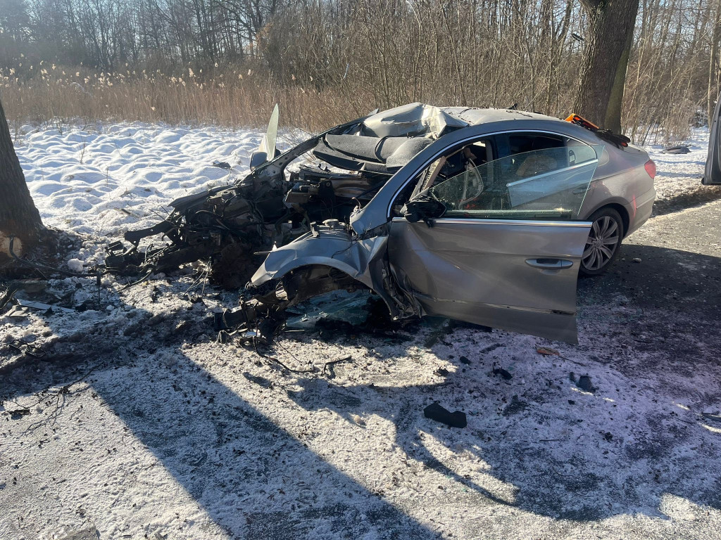 Śmiertelny wypadek na DW632 w Stanisławowie Pierwszym