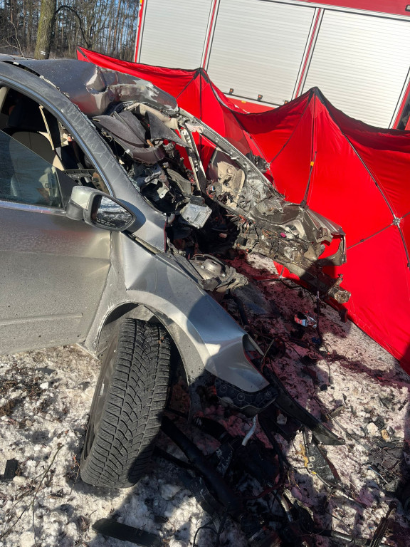 Śmiertelny wypadek na DW632 w Stanisławowie Pierwszym