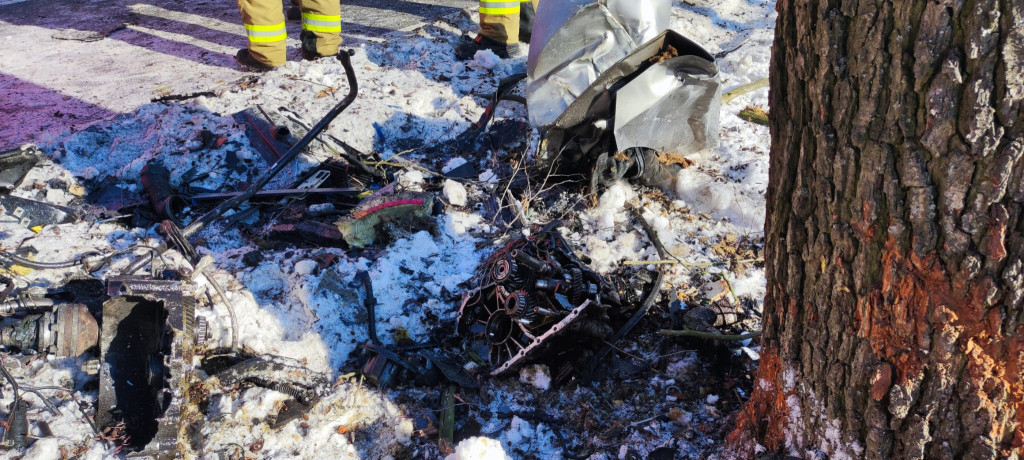 Śmiertelny wypadek na DW632 w Stanisławowie Pierwszym