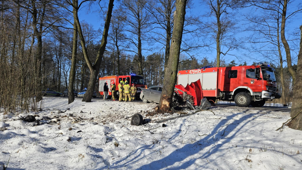 Śmiertelny wypadek na DW632 w Stanisławowie Pierwszym