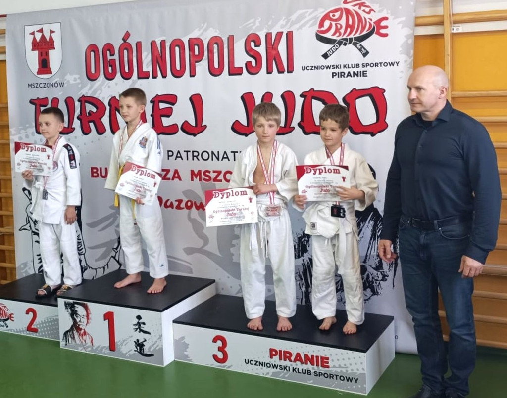 Judocy z KS Sakana zdobyli w Mszczonowie 3 medale