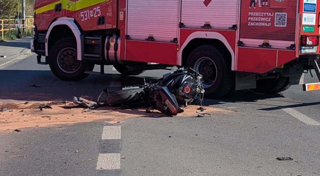 Region: Groźne wypadki z udziałem motocyklistów